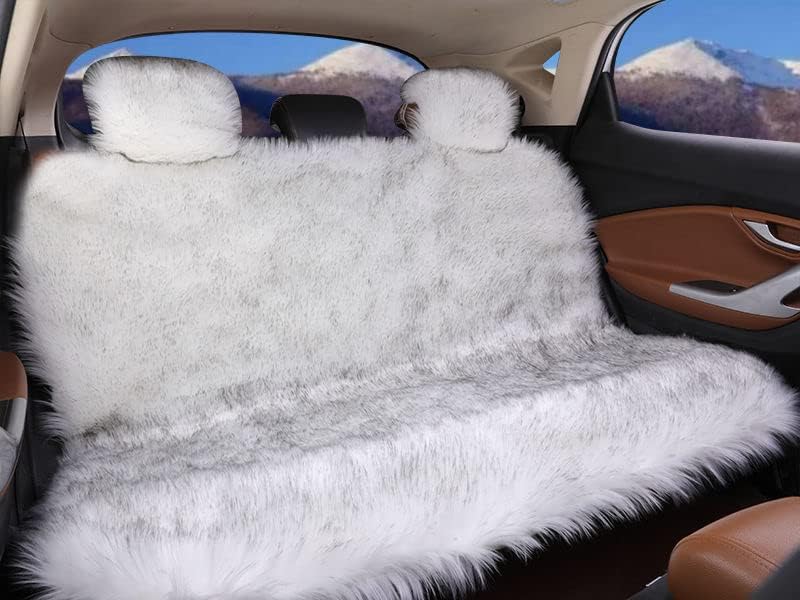 Almofada de carro novo de carro de inverno Pluxh térmico almofada de assento de lã Cobertura de lã universal capa de assento único