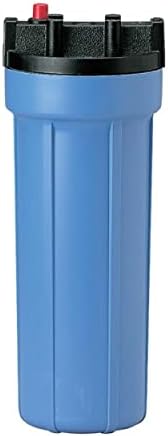 PENTAIR PENTEK 158116 Caixa tradicional de filtro de linha fina, 1/4 NPT #10 sob o alojamento do filtro de água transparente, 10 polegadas, transparente