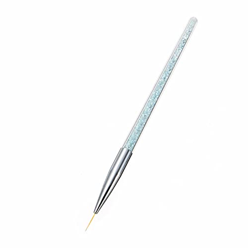 Desenho de lápis de unha desenho de linha de tinta de pintura de cristal com caneta de caneta e caneta de unha fácil de usar caneta de pontapé de unha