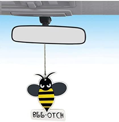 Moda Bumblebee Car Decoração de pingente de pingente pendurada Acessórios para espelho retrovisor espelhado Vista Automático Dangle