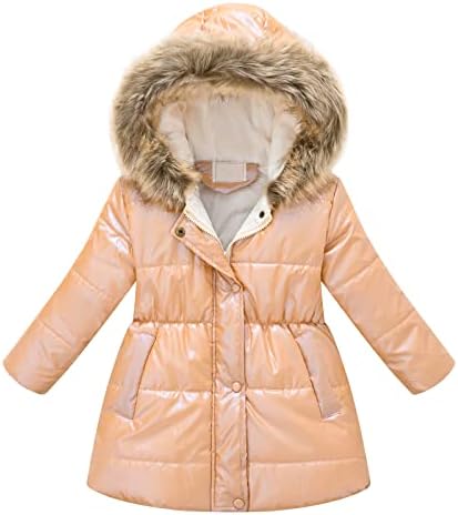 Jaqueta Capuz Kids Criandler Outwear Meninas grossas Meninas de inverno Casacos quentes do vento