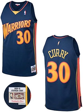 Mitchell e Ness Stephen Curry Golden State Warriors NBA REMBACK JERSEY - Marinha