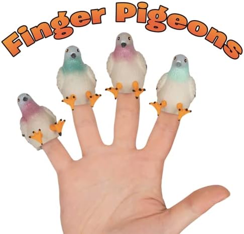 Fantoches de dedos dos pombos de mcphee