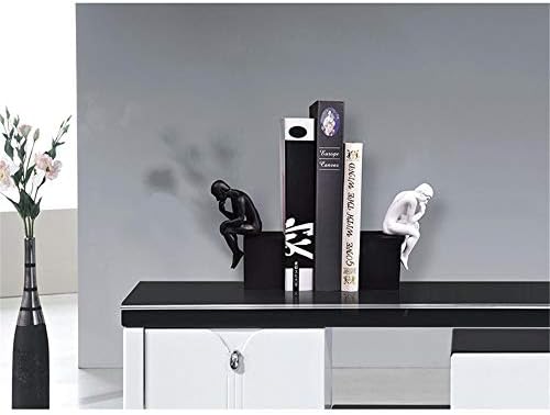 Bookend Art Desktop Booknds Pessoas Padrão Decorativo para Shelve Proteger Bookshello