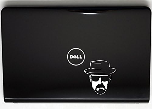 Heisenberg - 3 7/8 x 4 Decalque de vinil cortado para janela, carro, caminhão, caixa de ferramentas, laptop, MacBook praticamente qualquer