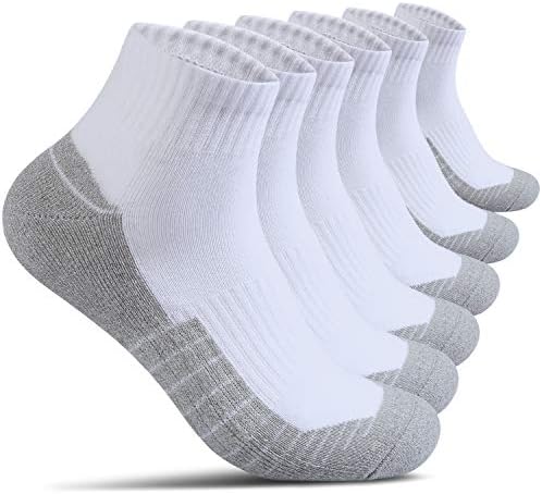 Meias de algodão Amaz-Play para homens de baixo corte, alfândega máxima, espessa de tornozelo atlético meias para caminhadas