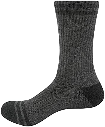 YUUDGE HOMEM TRAINHAMENTO DE TREINAMENTO DE ATLETICA ATILAÇÃO ANTI-SURILE CUNCHED CUNCHONED MID TRIMEIRA SOCKS PARA MENS