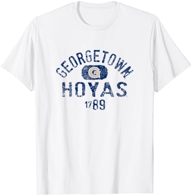 Georgetown Hoyas 1789 T-shirt de logotipo vintage