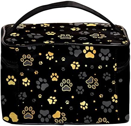 Dog Shepherd Love Pattern Makeup Bag Sacos de cosméticos portáteis para mulheres meninas