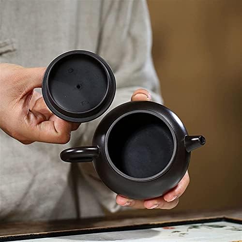 Tule de chá moderno bule 250ml famoso argila roxa tuapots Teaware Ball em forma de infusser pane de chá preto lama chaleira artesanal
