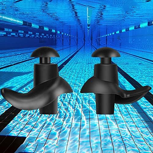 8 pares de ouvidos de natação para adultos silicone ouvido para nadar maduro macio tampões de ouvido