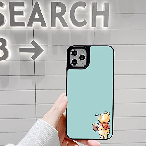 Ehreus Winnie A capa de telefone Pooh para iPhone 13, Cartoon Animal Pattern iPhone 13 Case para mulheres meninas