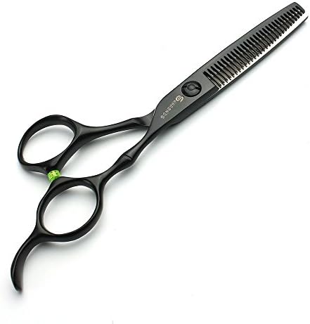 Design de cabelo preto de 6 Belso Profissional Scissors 400c Detela de corte de aço fino