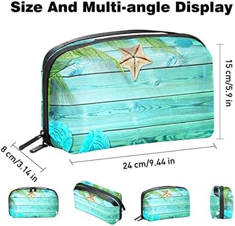 Carteira de bolsa de bolsa de viagem de caixa de transporte de caixa de transmissão de caixa USB Acessório de bolso, Hawaii Sea Beach Starfish