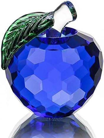 Freci Christmas Crystal Apple Fture Craft Collection Home Decoration Car Ornamentos para figuras miniaturas para presentes -