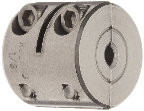 Ruland WSP-3-SS SS CLAMPING CLAMPING CLAMPING, DUPLE LANDO, AÇO ANTECIMENTO.188 Bore, 5/8 OD, 5/8 Largura