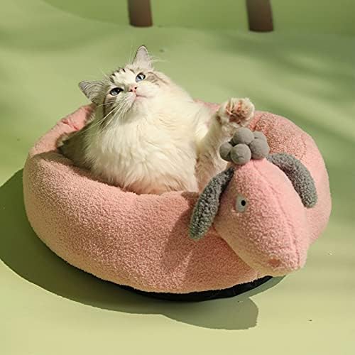 Cama de gato Comes para gatos internos, lavável máquina, camas de gato para gatos internos ou cães pequenos, filhotes,