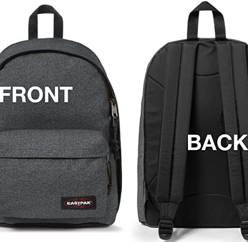 Eastpak Out of Office Backpack - Bag com manga de laptop de 13 - para escola, viagens, trabalho ou bookbag - jeans preto