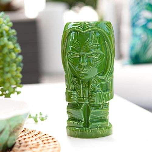 Geeki Tikis Guardiões da caneca Galaxy Gamora | Copo de cerâmica do estilo colecionável da Marvel Tikis | Detém 14 onças