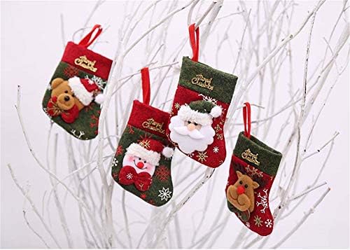 Zerlibeacy Fork Home Christmas Decoration Hat 4PCS Bag Party Stop Storage Decor Round Round Colo