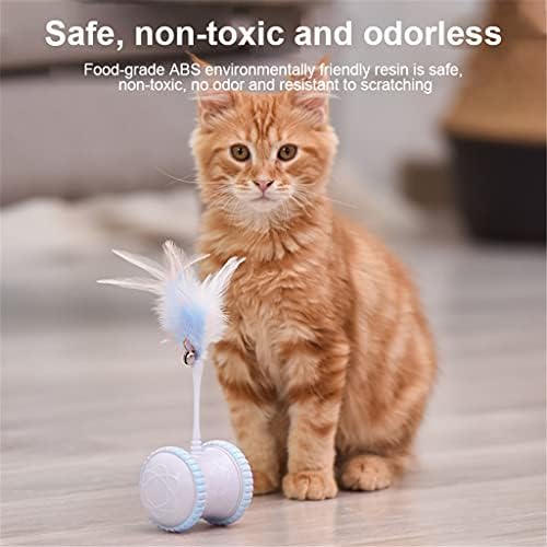 Slatiom interativo cão de animais de estimação gatos de brinquedo elétrico micro usb power photbler altera automaticamente