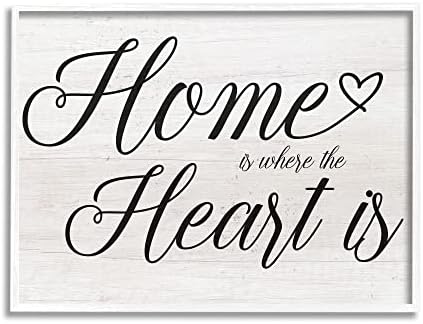 Stuell Industries Heart & Home Fancy Script Frase Typography, Design by Lil 'Rue