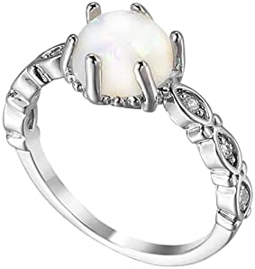 Anel de promessa para mulheres de moda feminina gemas brancas brilhando anel de noivado de zircônia para mulheres anéis