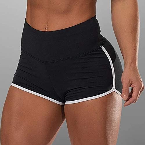 ECHOINE Feminino Sexy Surfos de Treco de Leggings de Leggings de Leggings Athletic Gym Yoga Clube de fitness Mini shorts