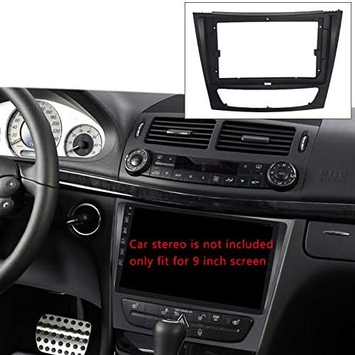 Estrutura de fáscia de rádio de carro de 9 polegadas para Mercedes Benz W211 VIANO DVD GPS Navi Player Painel Dash Kit