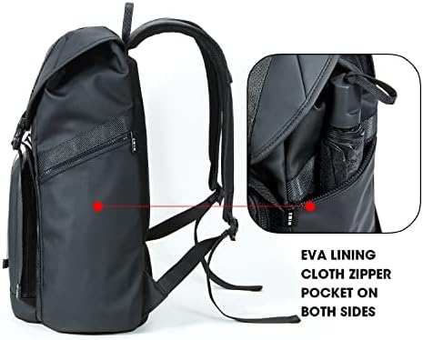 Mochila Himz Warrior, bolsa de laptop para computadores de 15,6 polegadas, mochilas de transporte de cordão resistente à água