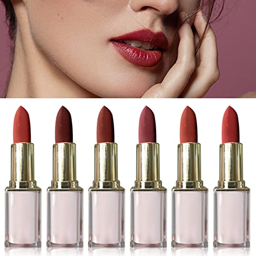 Lip Tonstage Plumper Crystal Square Tubo Shape Velvet FOG Face durading e não é fácil de desaparecer batom branco quase