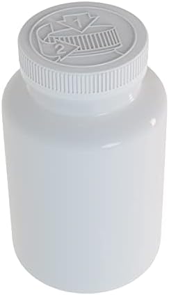 150cc White HDPE S-PACKER BULHA larga garrafa de plástico redondo-38-400 pescoço 25 pacote de grau farmacêutico