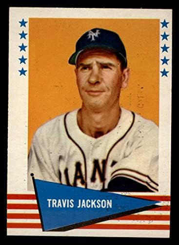 1961 Fleer # 115 Travis 'Stonewall' Jackson New York Giants Ex/Mt Giants