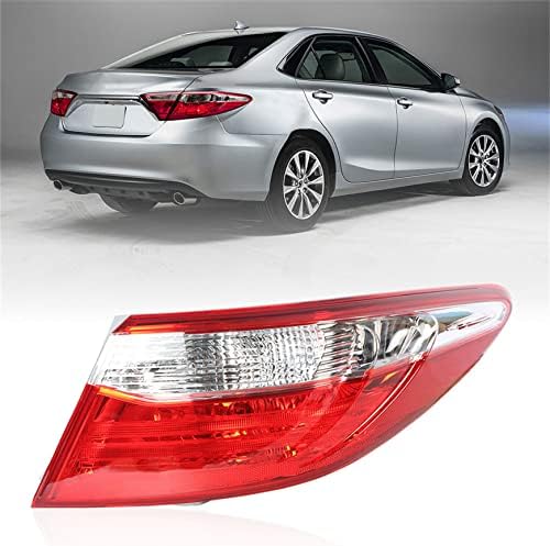 Substituição da luz traseira do lado do passageiro SILSCVTT Substituição para 2015 2017 Toyota Camry direita Lâmpada traseira traseira 8155006640 TO2805121