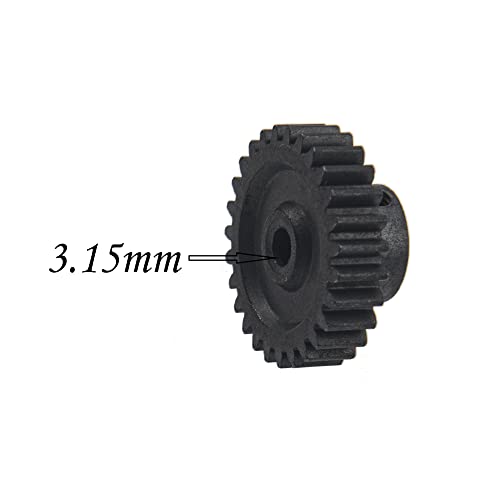 Compartilhe Metal 44t Diff Reduction Gear e 27t engrenagem motor engrenagem de pinhão conjunto compatível com wltoys 144001 1/14