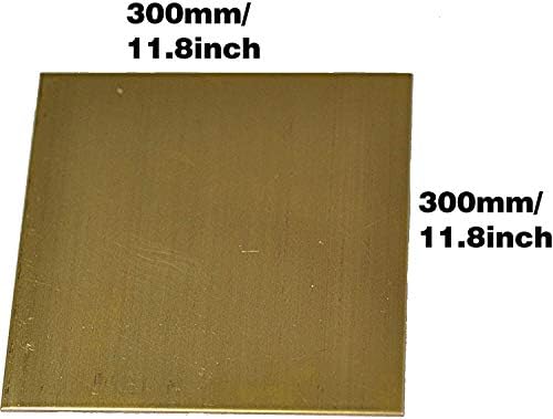 Yuesfz metal placa de papel alumínio fino de folha de cobre puro placa de papel alumínio Corte de cobre placa de metal 3pcs folha de cobre pura folha de folha de cobre