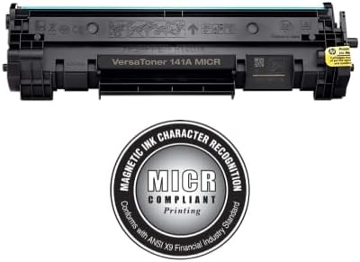 Versatoner - 141A cartucho de toner micm para impressão de verificação - compatível com versacheck m110 mxe, hp laserjet m110, m111,
