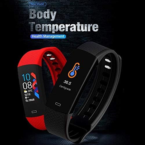 GPPZM Smart Fitness Bracelet Body Remote Temperature Atividade Tracker de fitness rastreador de fitness impermeabilização Smart Watch Sport Sport Sport