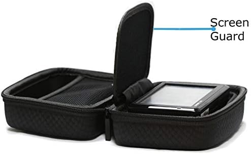 Navitech Black Hard GPS Carry Case Compatível com Garmin drivesmart 55 Full UE MT-D