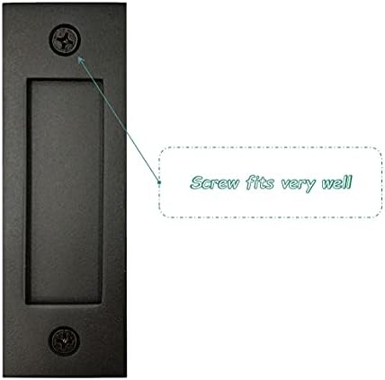 Zuiwan 6 Pull Pull Pull Pull Porta da porta - deslizando a alça de porta deslizante para armário e gavetas com fundo plano invisível （preto