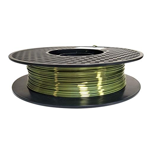 Kehuashina 3D Impressora Filamento Seda PLA 4pcs 1,75 mm 0,5 kg 1,1 libras com quatro coloras de bronze de cobre de cobre de seda