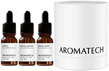 Aromatech O conjunto de descoberta Santal | Conjunto de presentes de óleos essenciais do difusor de aroma de Santal, Santal