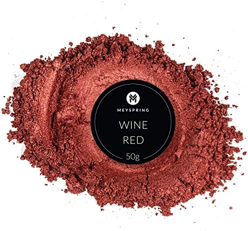 Meyspring Red Mica Powder - Resina Pigmento Color