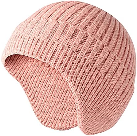 Chapéu de tricô com tampas de beania de beanie de knit fainie de luz vintage