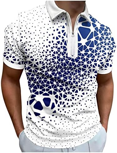 2023 Novo Poster de impressão 3D digital masculino Praia de férias de lapela de lapela de manga curta camiseta de camisa de camisa solta