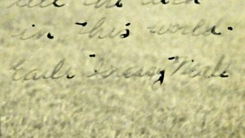 Earle Greasy Neale assinada 8x10 Signature é uma pequena letra JSA completa - fotos autografadas da MLB