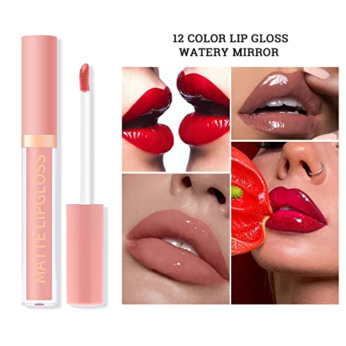 WGUST FRUITY LIP GLOSS PACK 2,5ml High Shine Lip Gloss Finish Lipstick com hidratação duradoura e sem manchas de manchas ou rachaduras para jovens adolescentes