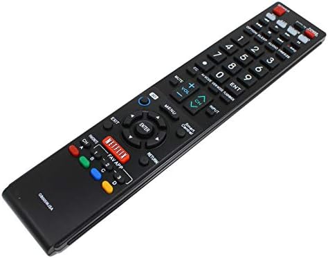 GB005WJSA Remote Control Substacement - Compatível com TV Sharp LC70LE847U