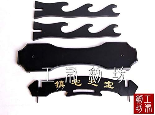 Jiaoguo 3 camadas tesouro samurai espada katana wakizashi tanto titular suporte de suporte