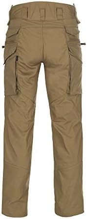 Helikon -Tex Pilgrim Style Pants Tactical for Men - Ripstop - leve para o ar livre, caminhada, aplicação da lei, calças de trabalho